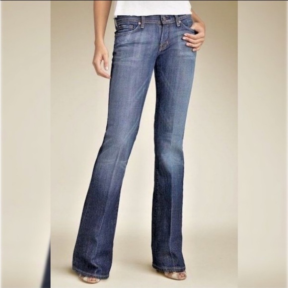 Citizens of Humanity Y2K Style Light Grey Ingrid Flare Jeans | Size 26| - Picture 2 of 9